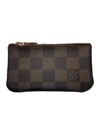 【中古】LOUIS VUITTON◆ポシェット・クレ_ダミエ・エベヌ_BRW/PVC/BRW/メンズ【服飾雑貨他】 【中古】LOUIS VUITTON◆ポシェット・クレ_ダミエ・エベヌ_BRW/PVC/BRW/メンズ【服飾雑貨他】