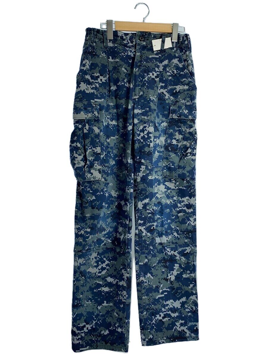 【中古】MILITARY◆US.NAVY/デジカモ/カーゴパンツ/BLU【メンズウェア】