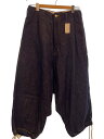 【中古】Ground Y◆サルエルパンツ/3/コットン/IDG/gg-p03-002【メンズウェア】