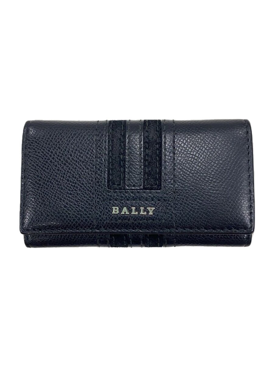【中古】BALLY◆キーケース/レザー/BLK/メンズ/6218045【服飾雑貨他】