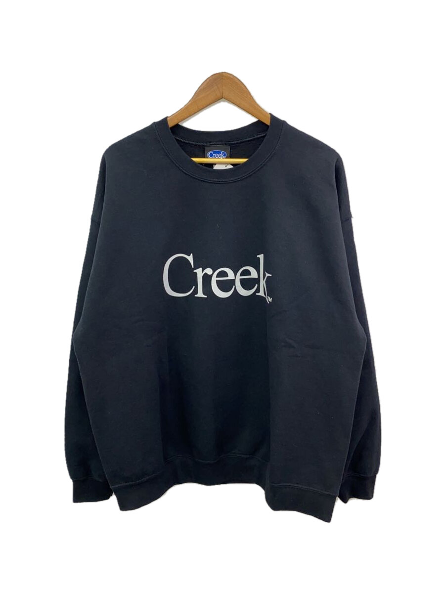 【中古】Creek Angler’s Device◆スウェット/XL/コットン/BLK【メンズウェア】