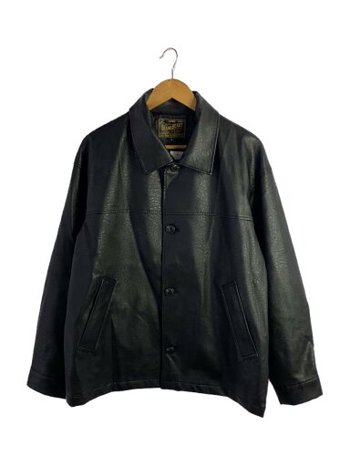 【中古】BEAMS HEART◆レザージャケット・ブルゾン/S/フェイクレザー/BLK/無地/42-18-0076-639【メンズウェア】 【中古】BEAMS HEART◆レザージャケット・ブルゾン/S/フェイクレザー/BLK/無地/42-18-0076-639【メンズウェア】