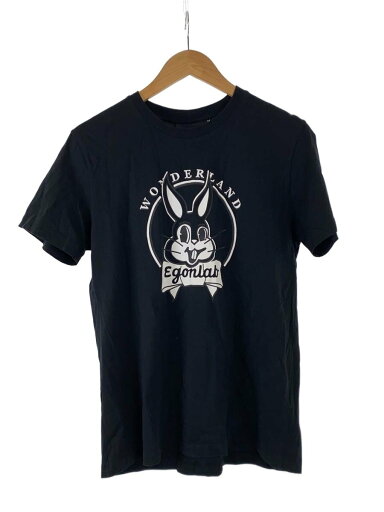 【中古】EGONlab.◆Tシャツ/M/コットン/BLK【メンズウェア】 【中古】EGONlab.◆Tシャツ/M/コットン/BLK【メンズウェア】