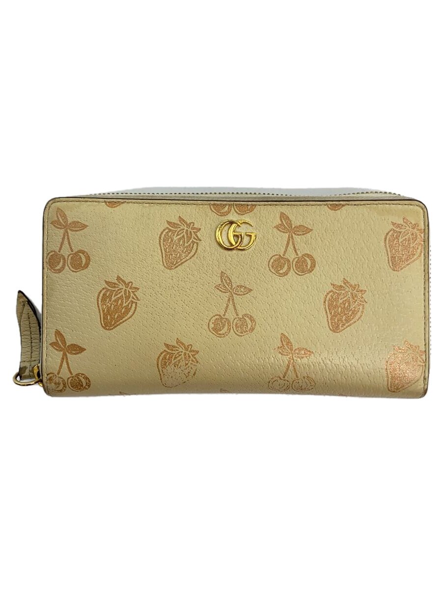 【中古】GUCCI◆長財布/レザー/レデ�