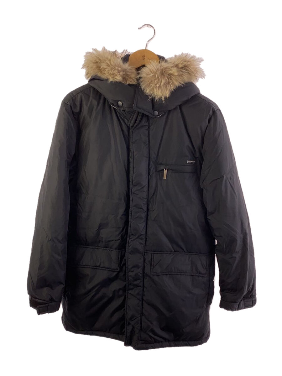 【中古】BURBERRY BLACK LABEL◆ダウンジャケット/M/ナイロン/BLK/BMP60-113-09【メンズウェア】