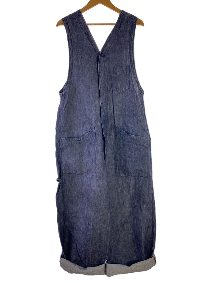 【中古】maillot◆オーバーオール/3/リネン/IDG/無地//【メンズウェア】