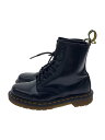 【中古】Dr.Martens◆履きシワ/小傷有/レースアップブーツ/UK5/BLK/レザー/1460【シューズ】(4)