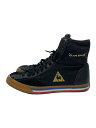 【中古】le coq sportif◆ハイカットスニーカー/25cm/BLK/QMT-7121【シューズ】(4)