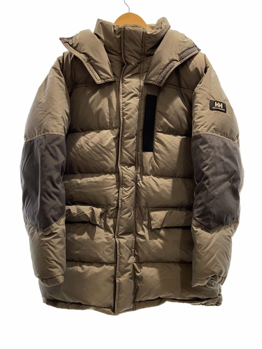 【中古】HELLY HANSEN◆ダウンジャケット/L/ナイロン/GRY/HLF1650【メンズウェア】