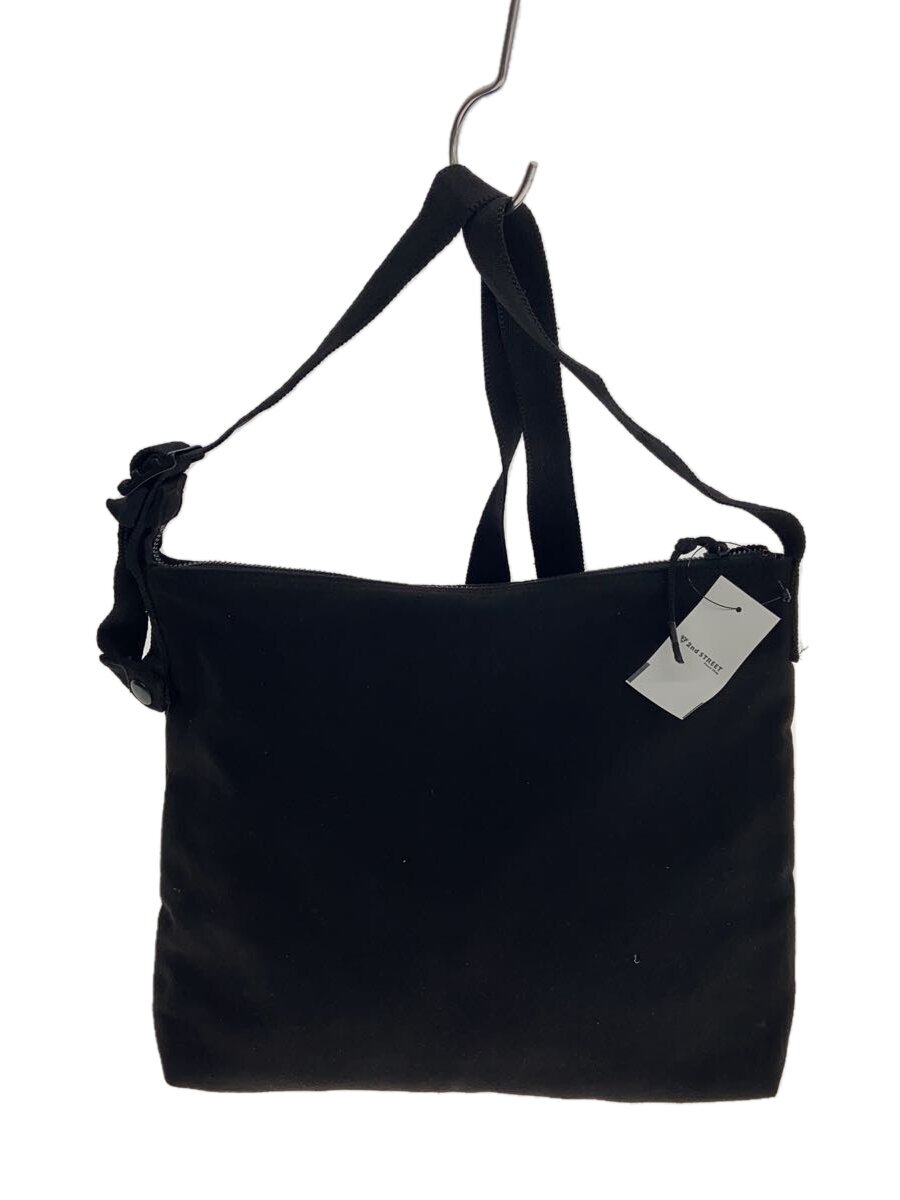 【中古】BEAUTY&YOUTH UNITED ARROWS◆ショルダーバッグ/スウェード/BLK/無地【バッグ】
