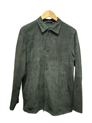 【中古】nest robe CONFECT◆レザージャケット・ブルゾン/4/山羊革/ブラック/無地/02163-0019【メンズウェア】