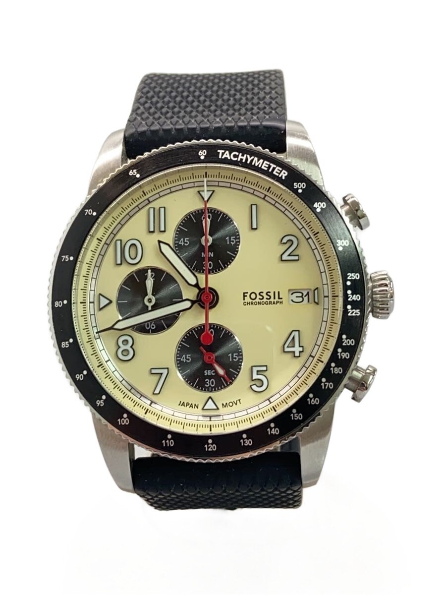【中古】FOSSIL◆クォーツ腕時計/アナログ/fs6042【服飾雑貨他】