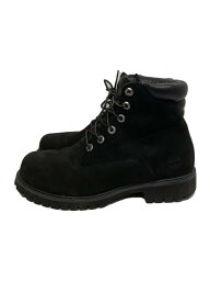 【中古】Timberland◆6inch PREMIUM WP BOOT/レースアップブーツ/25cm/BLK/レザー/6939R【シューズ】