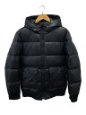 【中古】BURBERRY BLACK LABEL◆リバーシブルダウンジ