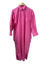 【中古】ENFOLD◆シャツワンピース/36/コットン/PNK/300HS233-1630【レディースウェア】