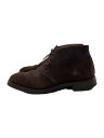 【中古】CROCKETT&JONES◆チャッカブーツ/UK6.5/BRW/スウェード/8236【シューズ】