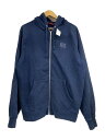 【中古】Supreme◆WORLD FAMOUS ZIP HOODIE/L/コットン/NVY/色褪せ【メンズウェア】