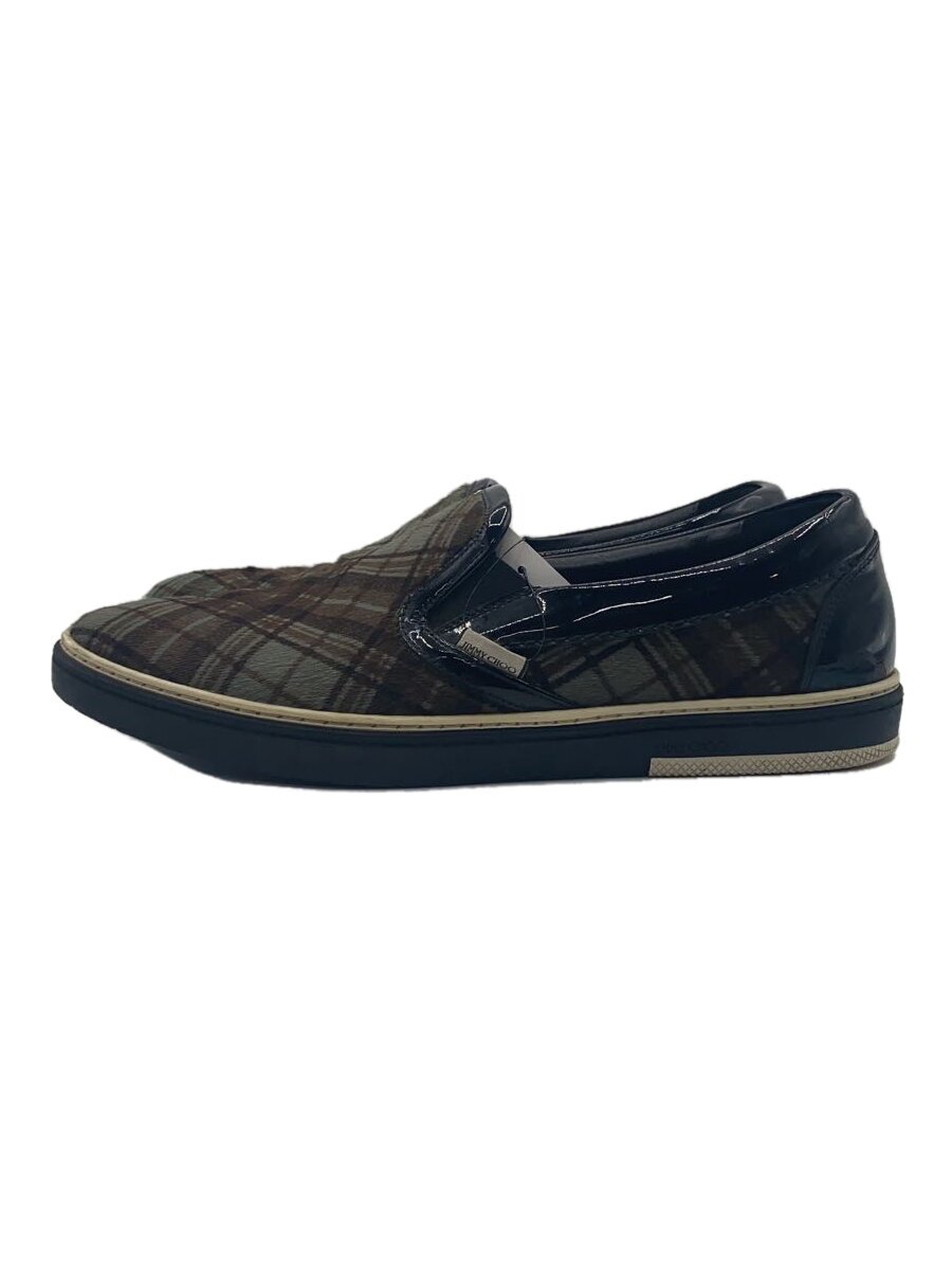 【中古】JIMMY CHOO◆ハラコ/スリッポン/ローファー/43/マルチカラー【シューズ】