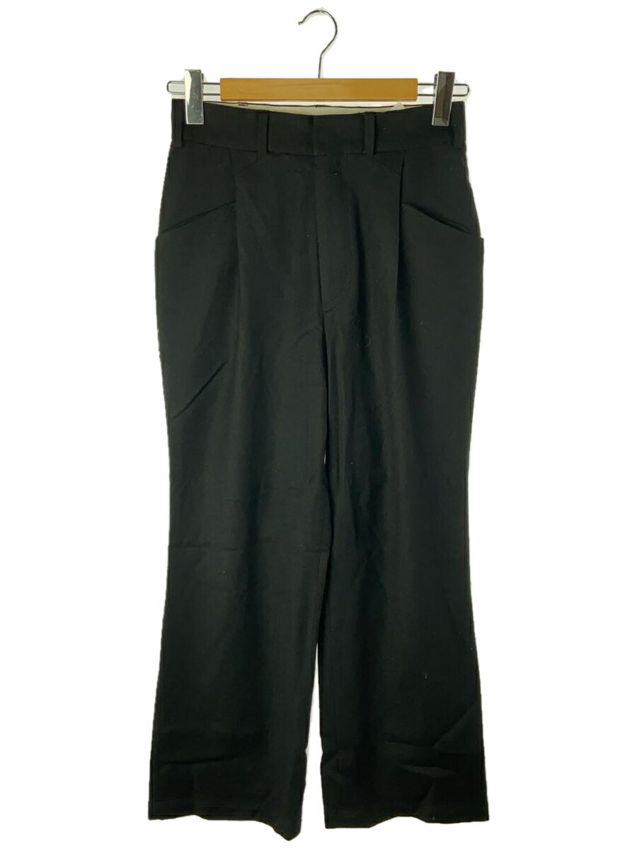 【中古】dauerbrenner/タックストレートパンツ/XS/ウール/BLK【メンズウェア】