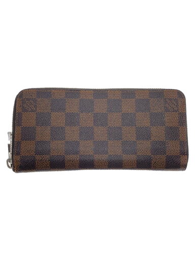 【中古】LOUIS VUITTON◆ジッピー・ウォレット・ヴェルティカル_ダミエ・エベヌ_BRW/PVC/BRW/総柄/メンズ【服飾雑貨他】 【中古】LOUIS VUITTON◆ジッピー・ウォレット・ヴェルティカル_ダミエ・エベヌ_BRW/PVC/BRW/総柄/メンズ【服飾雑貨他】