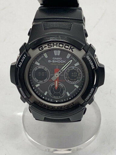 【中古】CASIO◆ソーラー腕時計・G-SHOCK/デジアナ/BLK【服飾雑貨他】 【中古】CASIO◆ソーラー腕時計・G-SHOCK/デジアナ/BLK【服飾雑貨他】