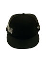 【中古】NEW ERA◆キャップ/7 1/8/ポリエステル/BLK/無地/メンズ//【服飾雑貨他】