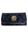 【中古】ANNA SUI◆キーケース/--/BLK/花柄/レディース//【服飾雑貨他】