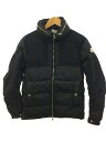 【中古】MONCLER◆ダウンジャケット/--/ナイロン/BLK/ARCS GIUBBOTTO【メン ...