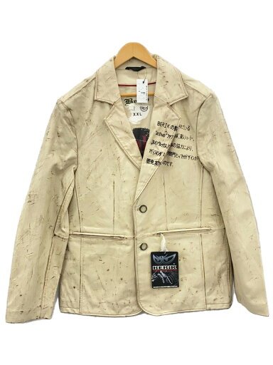 【中古】BERIK/レザージャケット・ブルゾン/XXL/レザー/CRM/無地/LJ-3150-BK【メンズウェア】 【中古】BERIK/レザージャケット・ブルゾン/XXL/レザー/CRM/無地/LJ-3150-BK【メンズウェア】