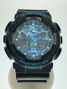 【中古】CASIO◆クォーツ腕時計・G-SHOCK/デジアナ/BLU/BLK【服飾雑貨他】