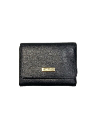 【中古】FURLA◆2つ折り財布/PVC/BLK/無地/レディース【服飾雑貨他】 【中古】FURLA◆2つ折り財布/PVC/BLK/無地/レディース【服飾雑貨他】