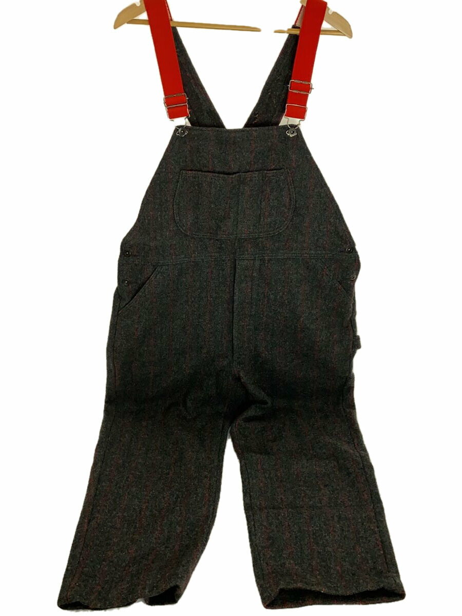 【中古】Woolrich◆オーバーオール/L/ウール/GRY【メンズウェア】