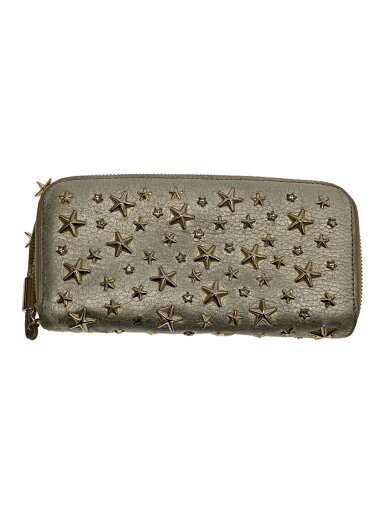 【中古】JIMMY CHOO◆長財布/スタースタッズ/SLV/レディース//【服飾雑貨他】 【中古】JIMMY CHOO◆長財布/スタースタッズ/SLV/レディース//【服飾雑貨他】