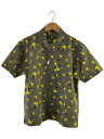 【中古】THE NORTH FACE◆S/S CLIMBING SUMMER SHIRT_ショートスリーブクライミングサマーシャツ/S/ポリエステル/G【メンズウェア】