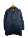 【中古】MACKINTOSH PHILOSOPHY◆ステンカラーコート/36/ウール/NVY/H1C22-210-29/ライナー付き/襟汚れあり【メンズウェア】