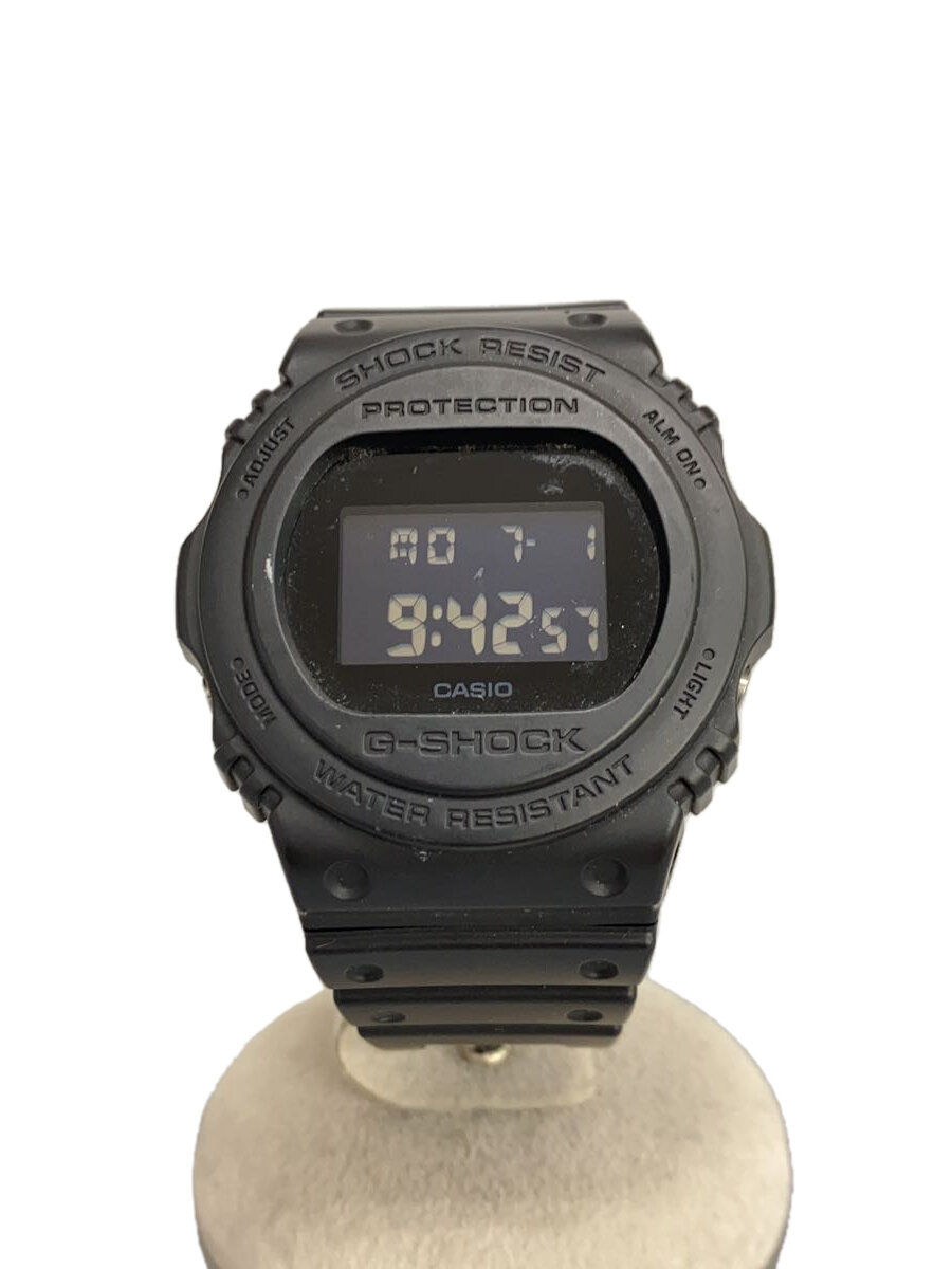 【中古】CASIO◆クォーツ腕時計・G-SHOCK/デジタル/BLK/DW-5750-1BJF//【服飾雑貨他】