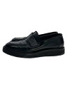 【中古】JULIUS◆ローファー/--/BLK/レザー【シューズ】(4)