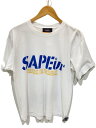 【中古】A Elegantes SAPEur◆Tシャツ/M/コットン/ホワイト【メンズウェア】(4)