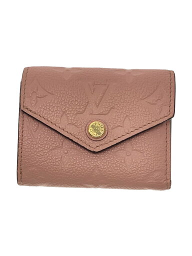 【中古】LOUIS VUITTON◆ポルト・フォイユ・ゾエ_モノグラム・アンプラント_PNK/牛革/PNK/レディース【服飾雑貨他】 【中古】LOUIS VUITTON◆ポルト・フォイユ・ゾエ_モノグラム・アンプラント_PNK/牛革/PNK/レディース【服飾雑貨他】