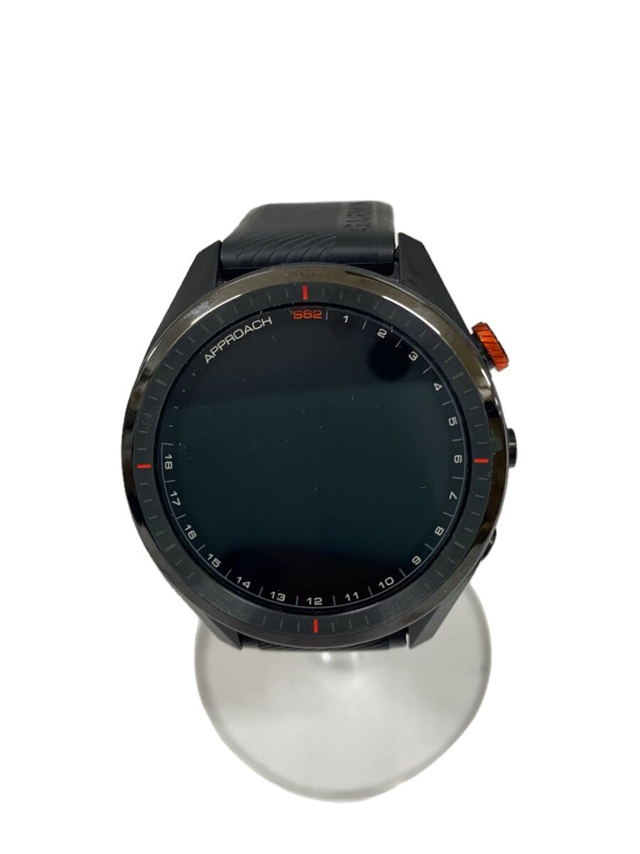 【中古】GARMIN◆スマートウォッチ/デジタル/ラバー/BLK/BLK/APPROACH S62//【服飾雑貨他】