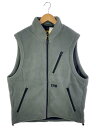 【中古】FAT◆フリースベスト/--/ポリエステル/GRY/F32320-JK05【メンズウェア】
