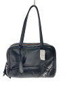 【中古】PRADA◆トートバッグ/レザー/ブラック【バッグ】