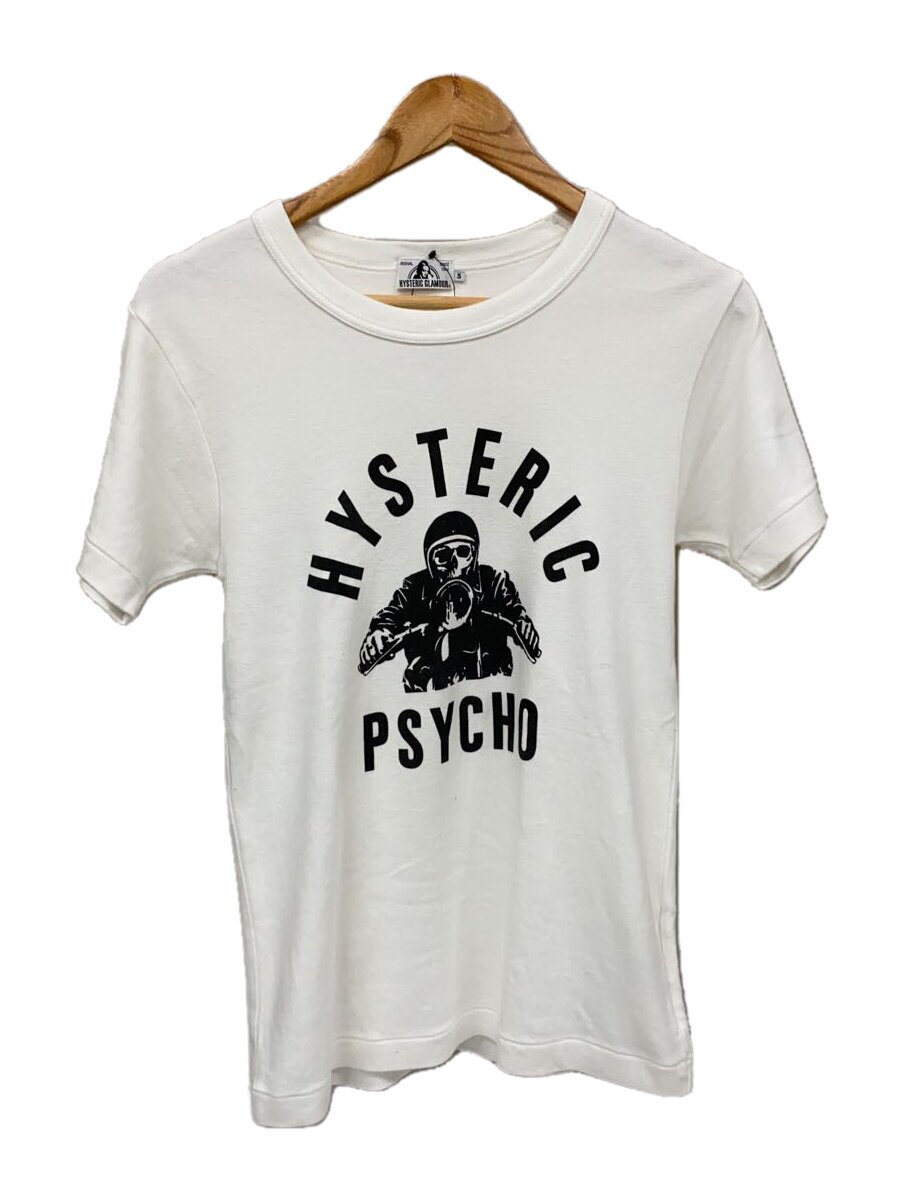 Shirts, T-Shirts - 【中古】HYSTERIC GLAMOUR◆Tシャツ/S/コットン/WHT/プリント/02211CT25【メンズウェア】
