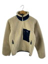 【中古】patagonia◆フリースジャケット/XS/ポリエステル/IVO【レディースウェア】(4)