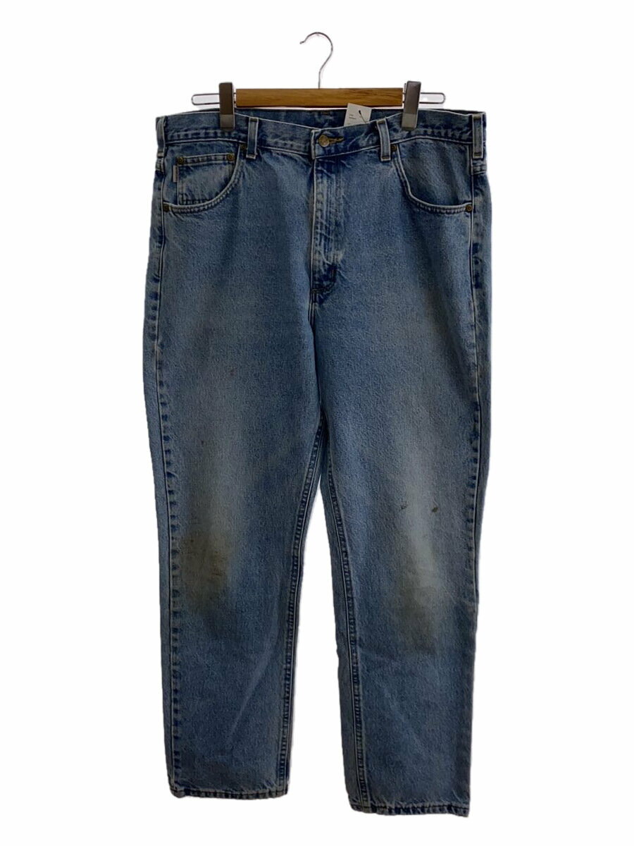 【中古】Carhartt◆ストレートパンツ/38/デニム/IDG/B18-STW//【メンズウェア】