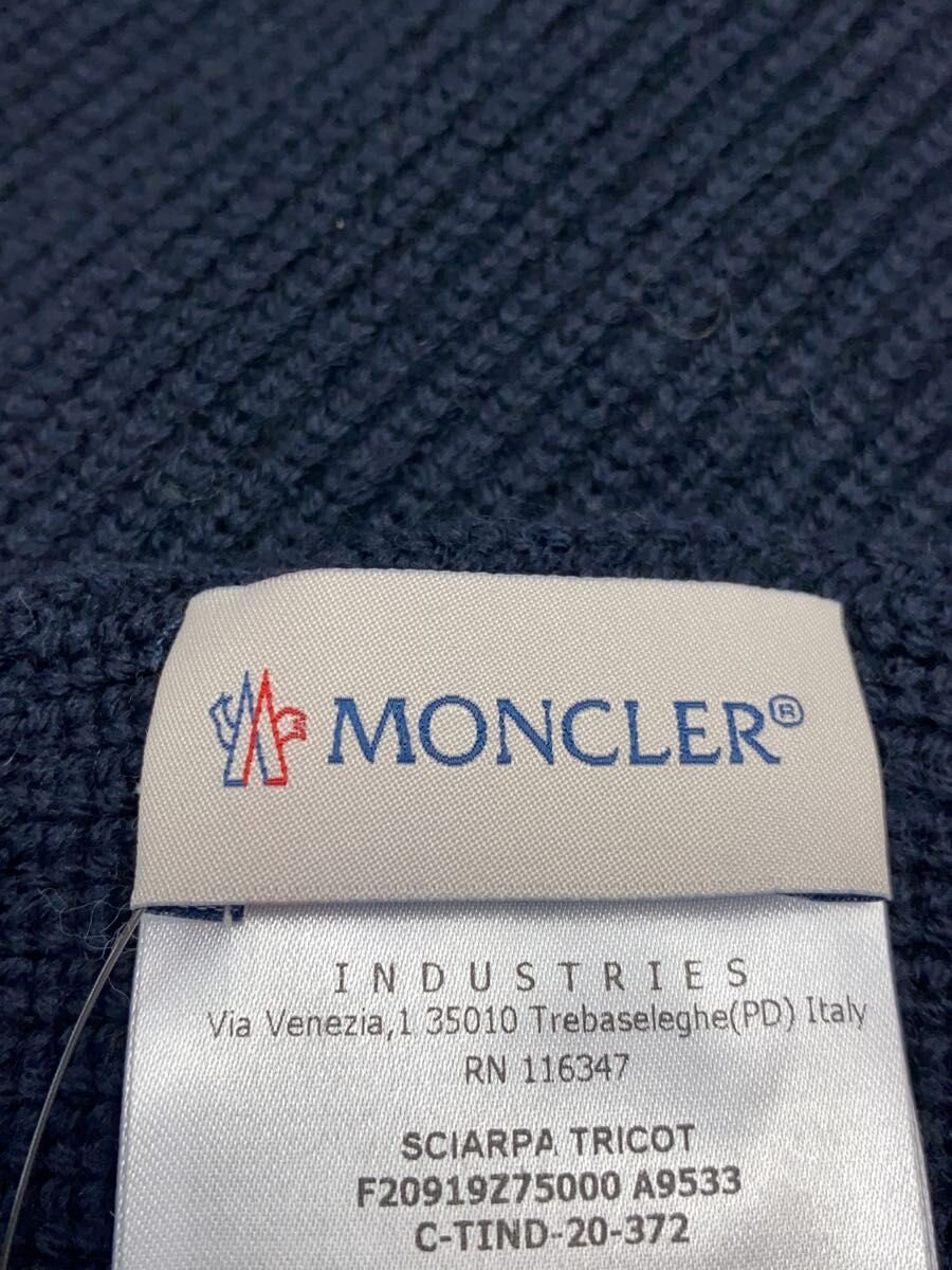 2nd STREET 楽天市場店の【中古】MONCLER◆SCIARPA TRICOT/マフラー/ウール/NVY/メンズ/F20919Z75000【服飾雑貨他】｜アングル2
