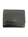 【中古】A.P.C.◆3つ折り財布/--/BLK/無地/メンズ【服飾雑貨他】(4)