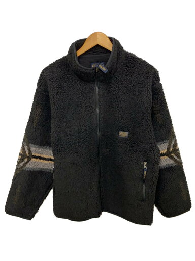 【中古】PENDLETON◆フリースジャケット/M/ポリエステル/BLK/1475-5239【メンズウェア】 【中古】PENDLETON◆フリースジャケット/M/ポリエステル/BLK/1475-5239【メンズウェア】