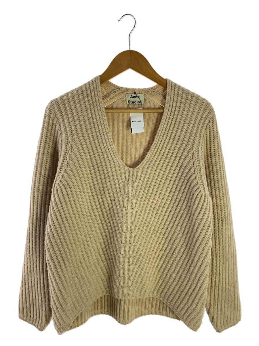 【中古】Acne Studios(Acne)◆ニット・セーター(厚手)/XXS/ウール/BEG/無地/1577-343-2575//【レディースウェア】