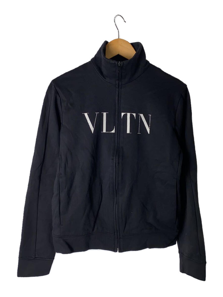 【中古】VALENTINO◆ヴァレンティノ/ロゴトラックジャケット/Sサイズ/ナイロン/ブラック/RV3MF00YYPF【メンズウェア】